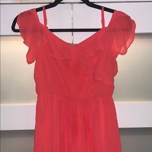 Girls Coral Dress